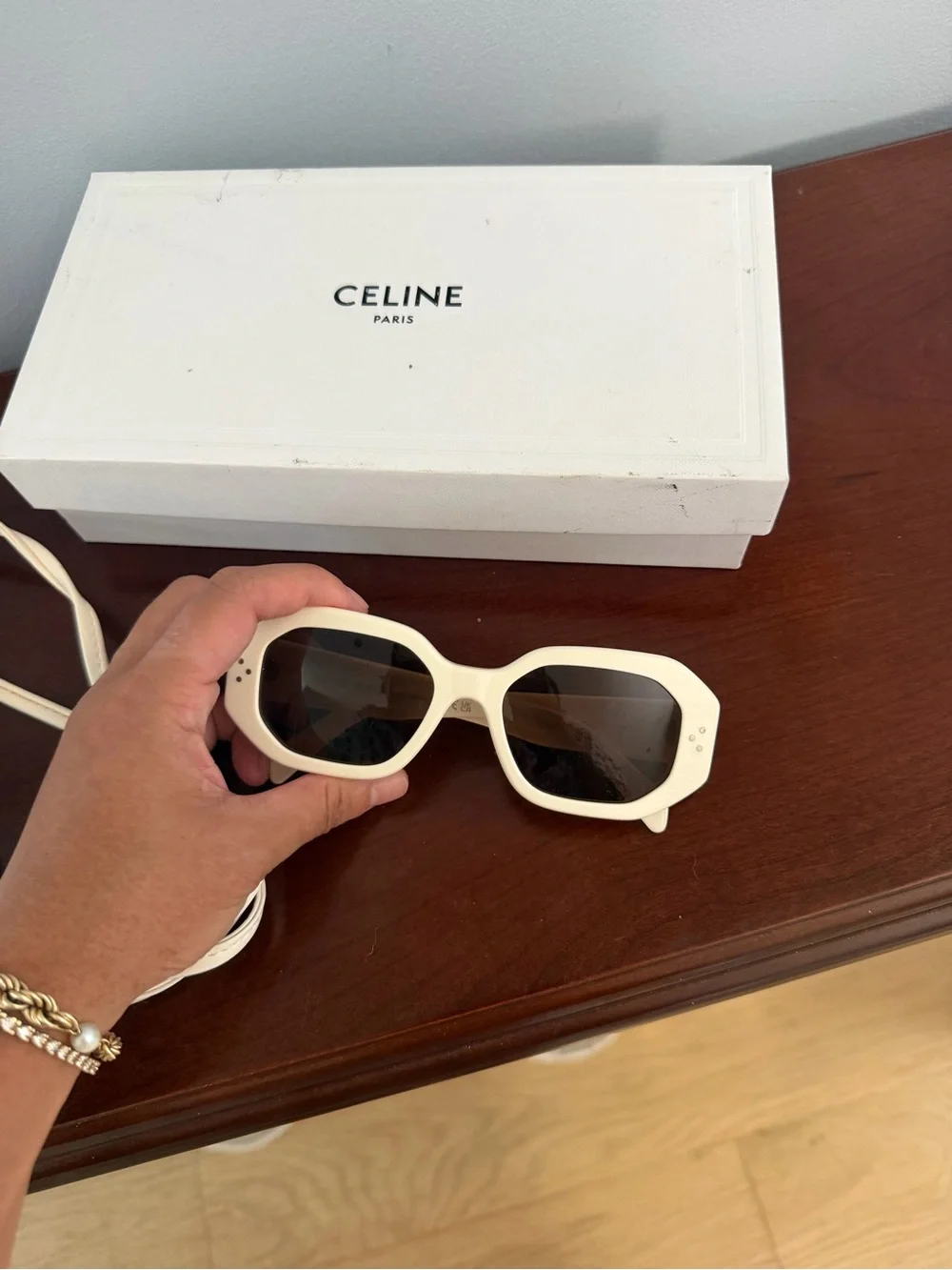 CELINE Paris Sunglasses and Crossbody Bag Case